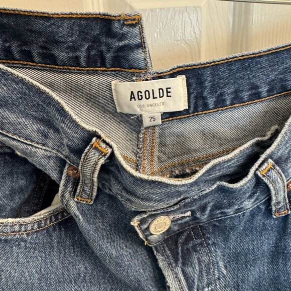 AGOLDE Cross Over Straight Leg Jeans - Picture 4 of 4
